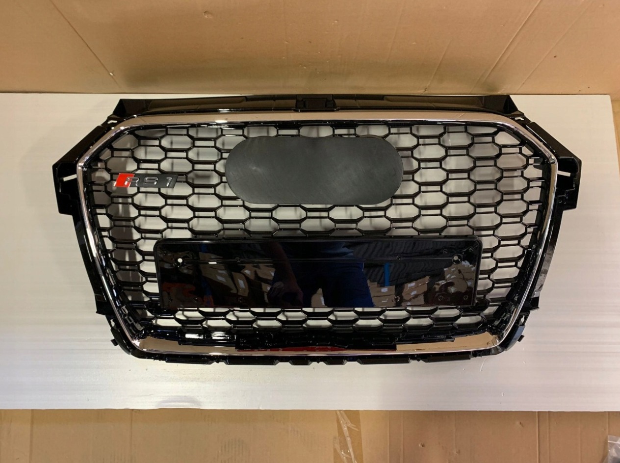 Atrapa grill Audi A1 2015-2018 po liftingu RS1 Chrom Quattro