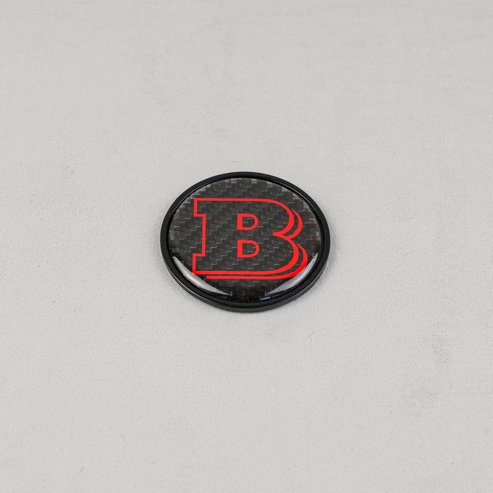 Brabus Badge Red Logo Emblem 55mm for Hood Scoop Trunk Mercedes-Benz G-Wagon G-Class W463 W463A