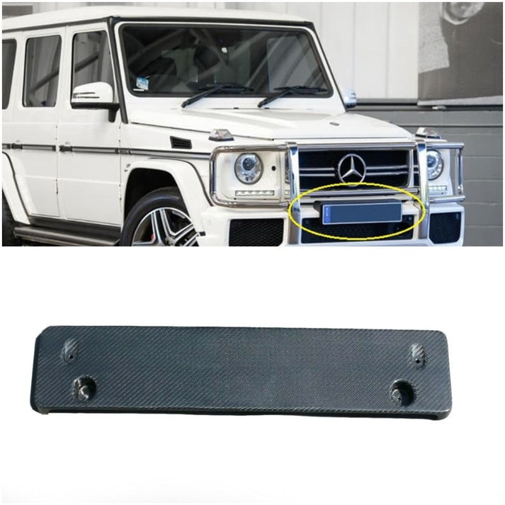 Carbon Number Plate Frame for W463 G-Wagon Mercedes-Benz