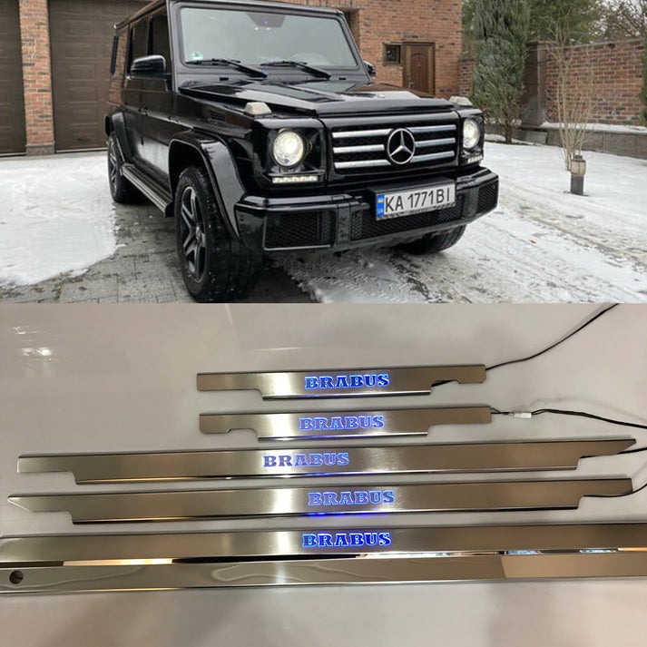 Brabus Stainless Steel LED Door Sills for G-Class W463