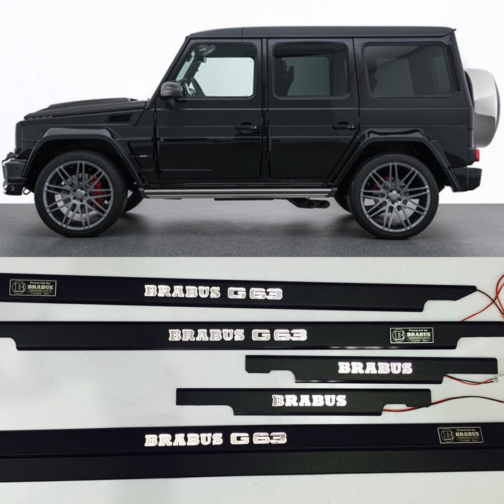 istwy progowe Mercedes-Benz W463 1990-2018 G-klasa styl Brabus G63 5 szt.