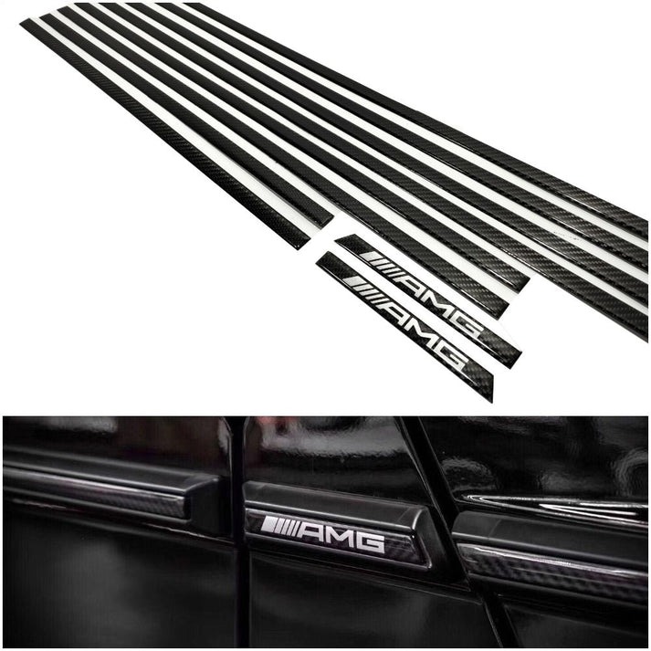 Set of Carbon Fiber Side Moldings Inserts AMG for Mercedes-Benz W463 G-Class