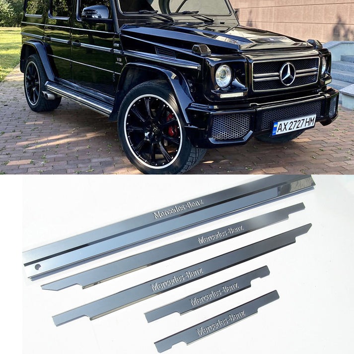 Mercedes-Benz W463 G-Class Stainless Steel LED Door Sills Set of 5 pcs