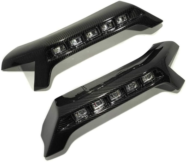 Carbon Brabus Lower Lip with Nolden LEDs for Mercedes-Benz G-Class W463 4x4