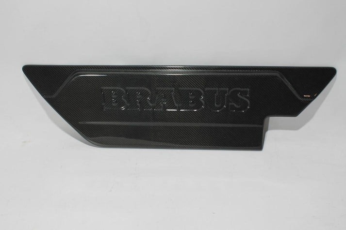 Mercedes-Benz W463 G-Class Brabus Carbon Fiber Spare Tire Mount Holes Cover Rear Door Attachment