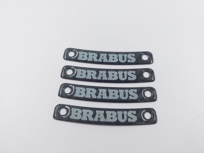 Emblematy do felg Mercedes-Benz W463A W464 2018-2024 G-klasa styl Brabus grey karbon