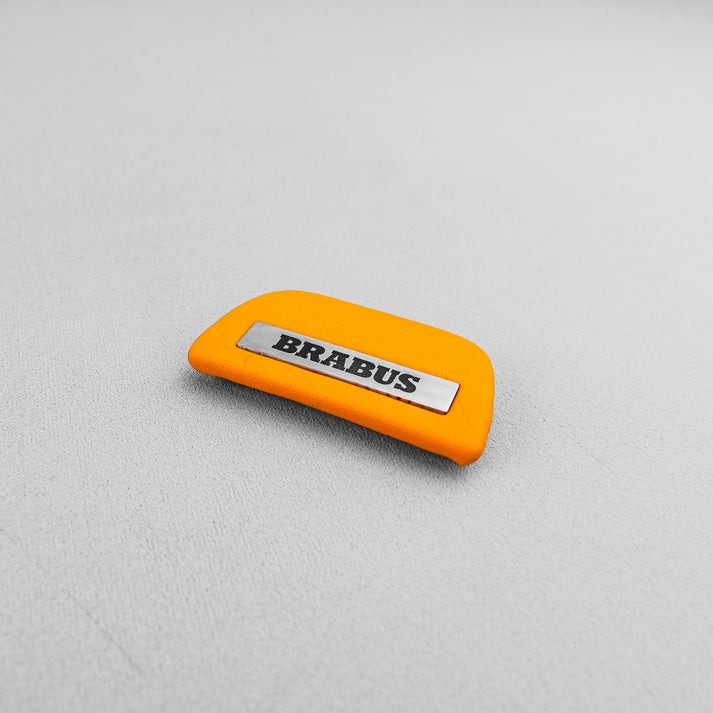 Steering Wheel Emblem Insert Brabus for MERCEDES-BENZ W463A-Orange