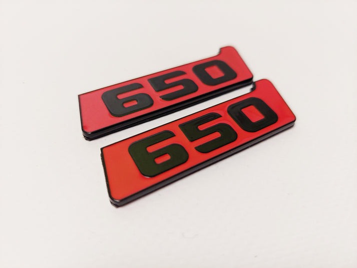 Metal Brabus 650 Fender Emblem Logo Badge for Mercedes-Benz W463 G-Class