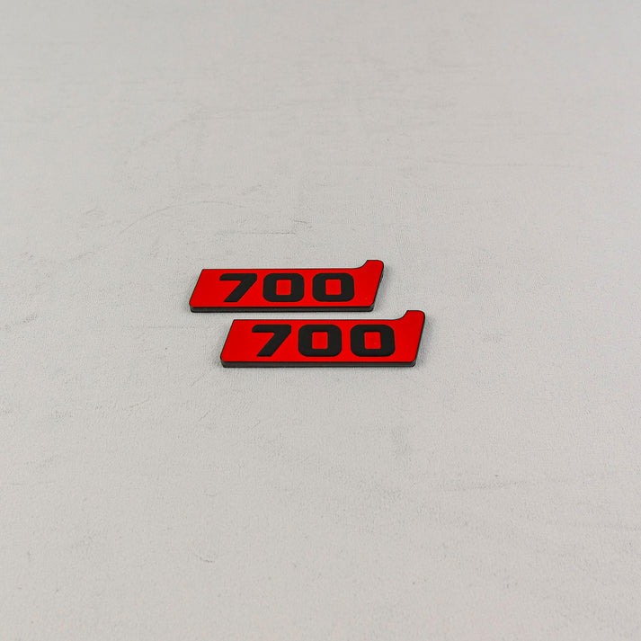 Metal Brabus Biturbo 700 Red Fender Emblem Logo Badges for Mercedes-Benz W463 W463A G-Class