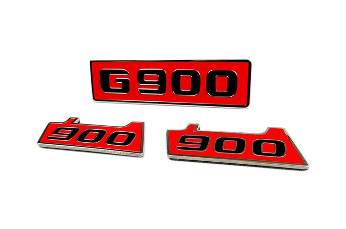 Brabus G900 Style Metal Fender Emblem Logo Badges for Mercedes-Benz W463 G-Class 3 pcs