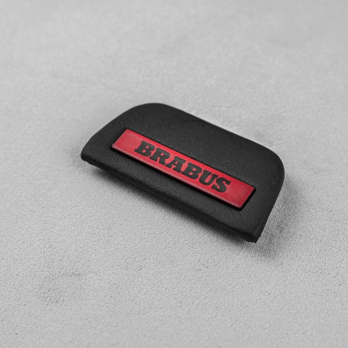 Steering Wheel Emblem Insert Brabus for MERCEDES-BENZ W463A-Black and Red