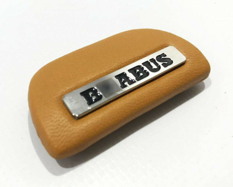 Steering Wheel Emblem Insert Brabus for MERCEDES-BENZ W463A-Beige