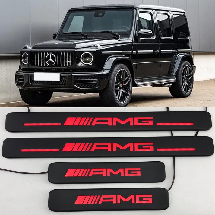 Mercedes-Benz W463A W464 G-Class AMG Door Sills LED Scuff Plates