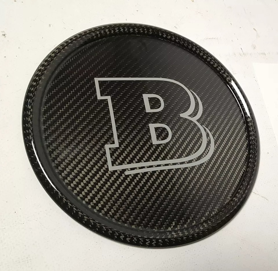 Mercedes W463A G-Wagon G63 G500 Front Grill Carbon Brabus Badge Gray Logo