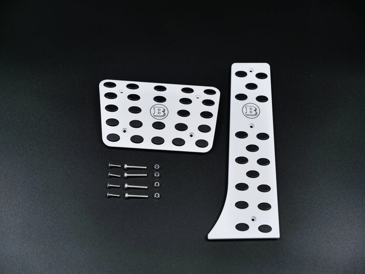 W464 W463A White Brabus Pedal Covers Set for G Wagon Mercedes G-Class