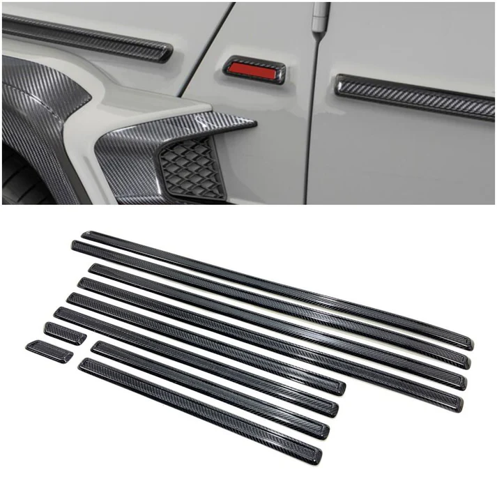 Carbon Fiber Brabus Side Moldings Trim Rocket G900 for Mercedes-Benz W463a W464