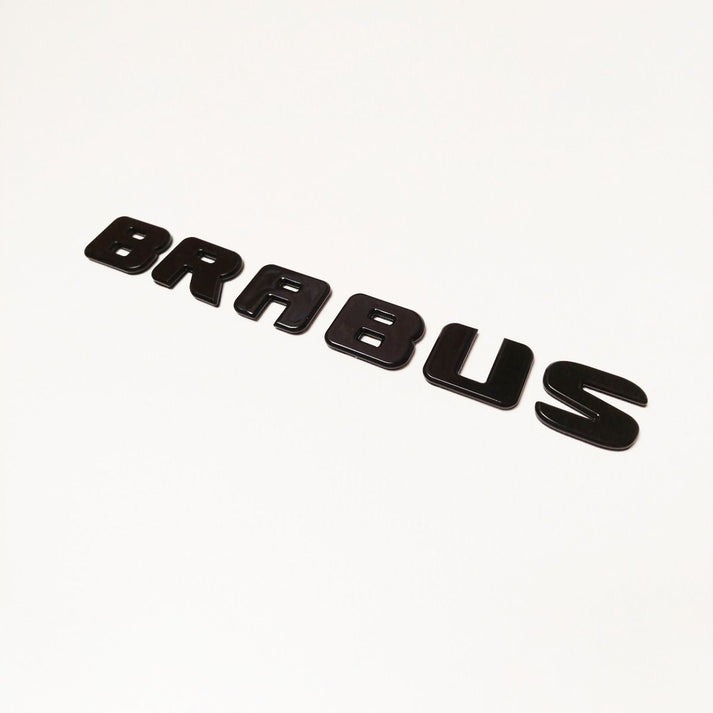 Metal Black Brabus Emblem Trunk Logo Badge for Mercedes-Benz Vehicles