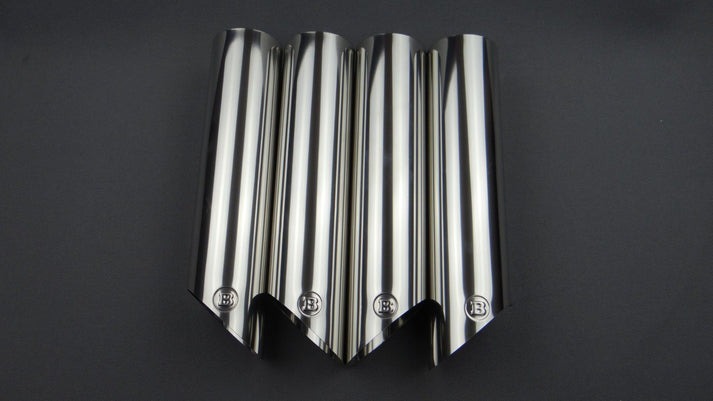 Stainless Steel Brabus Chrome Exhaust Pipe Tips for Mercedes-Benz W463 G-Class 4pcs