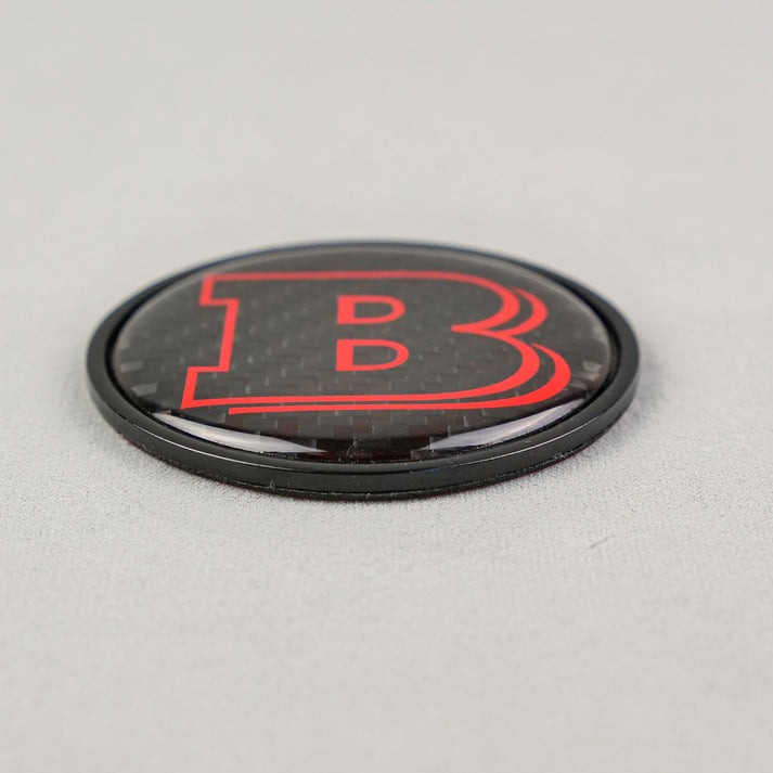 Brabus Badge Red Logo Emblem 55mm for Hood Scoop Trunk Mercedes-Benz G-Wagon G-Class W463 W463A