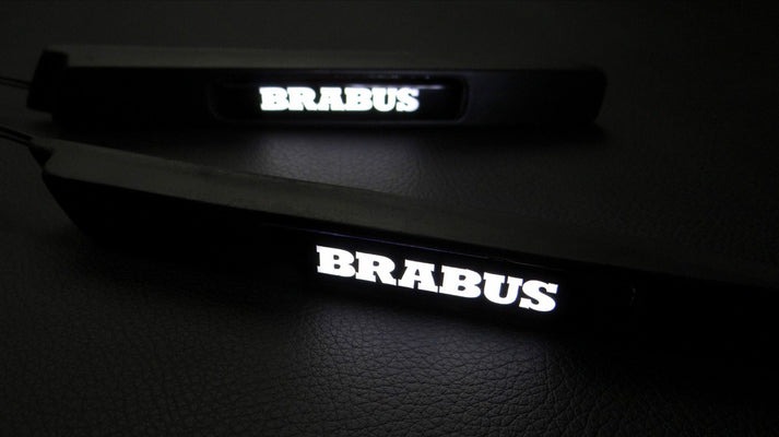 Fiberglass Brabus Widestar LED Fenders Side Insertions for Mercedes-Benz G-Class W463 2pcs Set