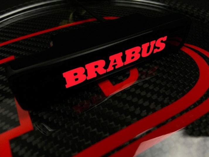 Brabus LED Grill Red Badge Grille Emblem Logo for Mercedes W463A G Wagon G63 G500 G55