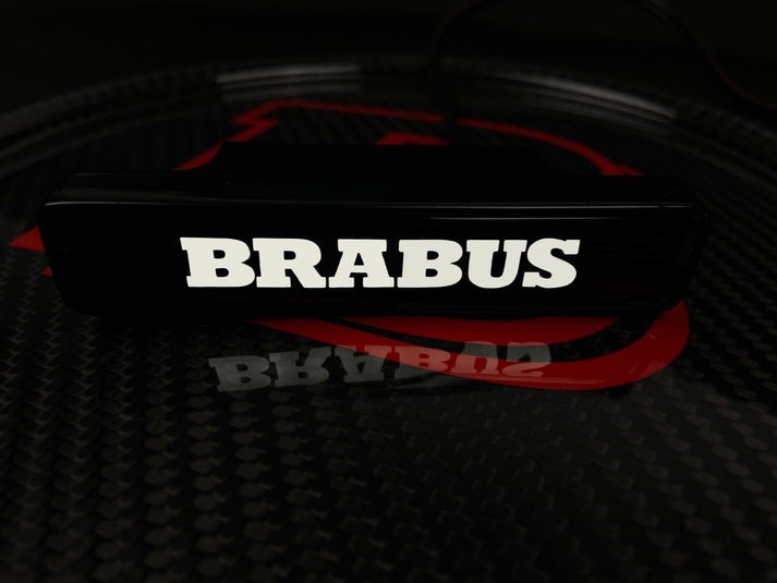 Brabus LED Grill White Badge Grille Emblem Logo for Mercedes W463A G Wagon G63 G500 G55