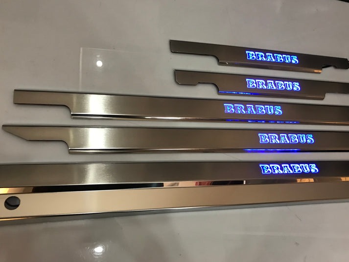 Brabus Stainless Steel LED Door Sills for G-Class W463