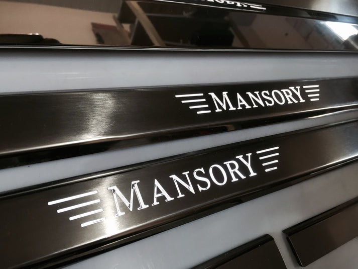 Mansory Stainless Steel LED Door Sills for W463 G-Class Set of 5 pcs