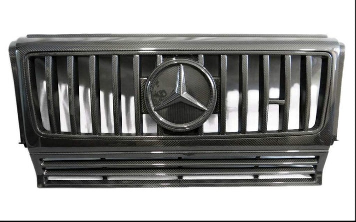 Obudowa grilla Griill Emblemat Mercedes-Benz W463 G63 1990-2018 G-klasa karbon