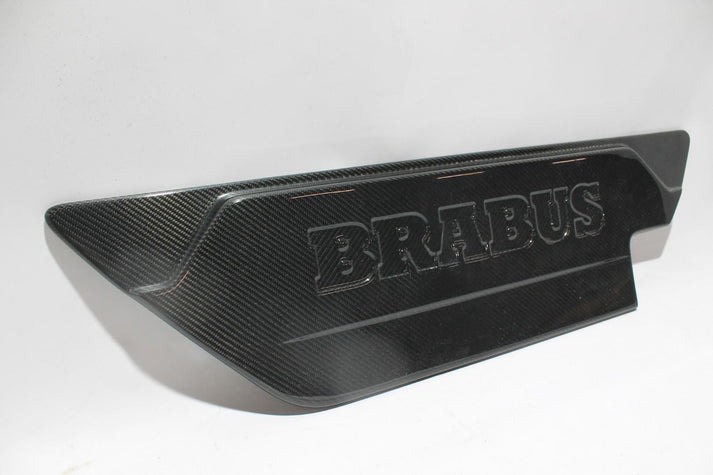 Mercedes-Benz W463 G-Class Brabus Carbon Fiber Spare Tire Mount Holes Cover Rear Door Attachment