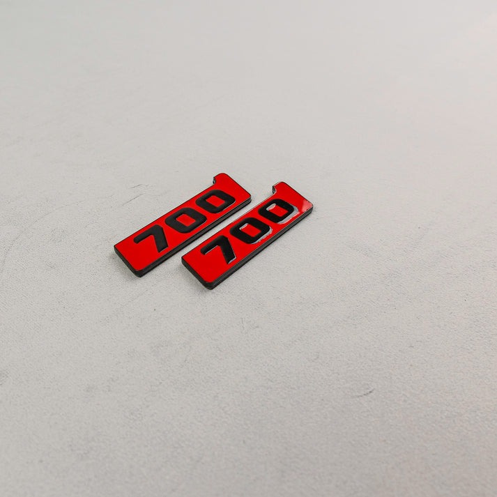 Metal Brabus Biturbo 700 Red Fender Emblem Logo Badges for Mercedes-Benz W463 W463A G-Class