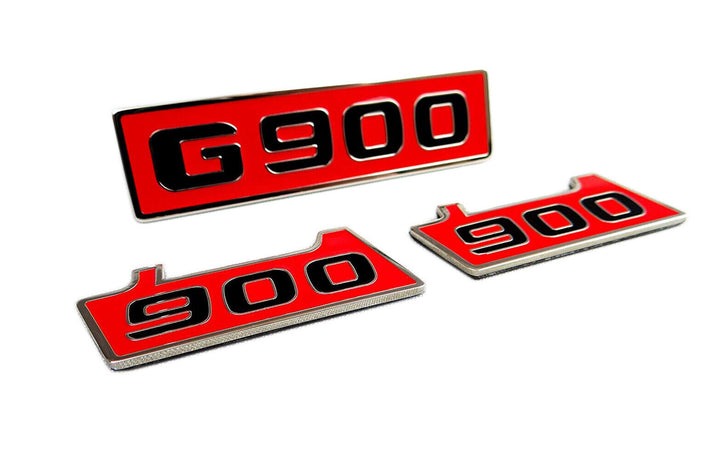 Brabus G900 Style Metal Fender Emblem Logo Badges for Mercedes-Benz W463 G-Class 3 pcs