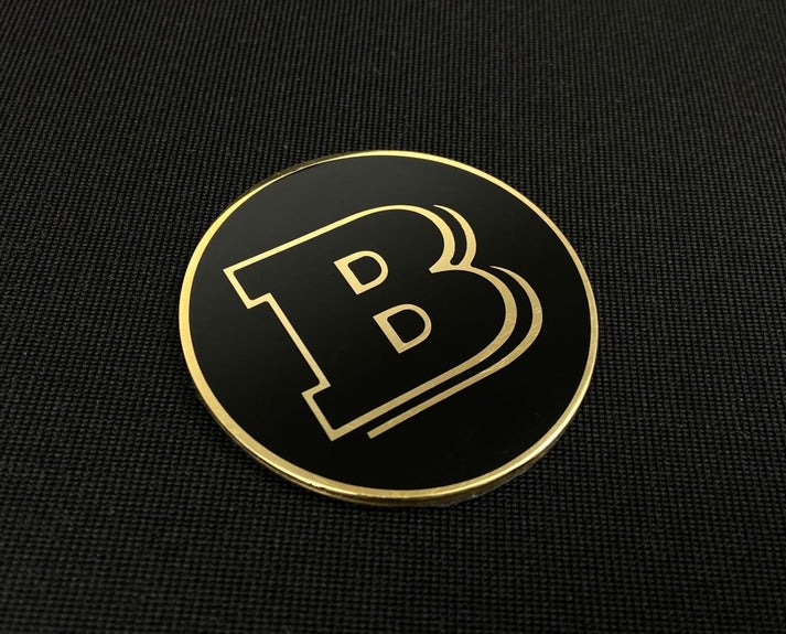 Metal Brabus 53mm Round Emblem Badge Logo for Mercedes W463 G Wagon