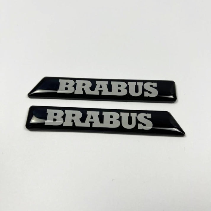 Zestaw emblematów Mercedes-Benz W463A W464 2018-2024 G-klasa styl Brabus black