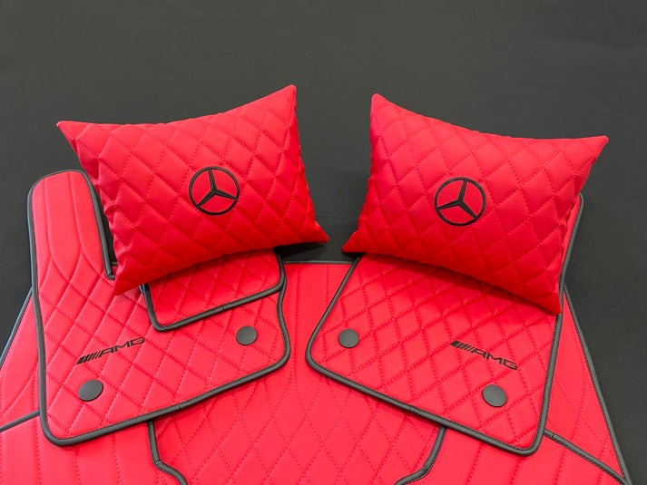 RED AMG Floor Mats for Mercedes-Benz W463A