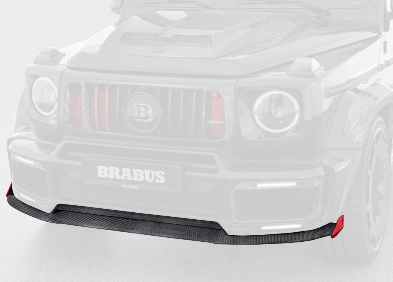 Carbon Fiber Front Lip Spoiler BRABUS G900 Rocket for Mercedes-Benz W463a W464