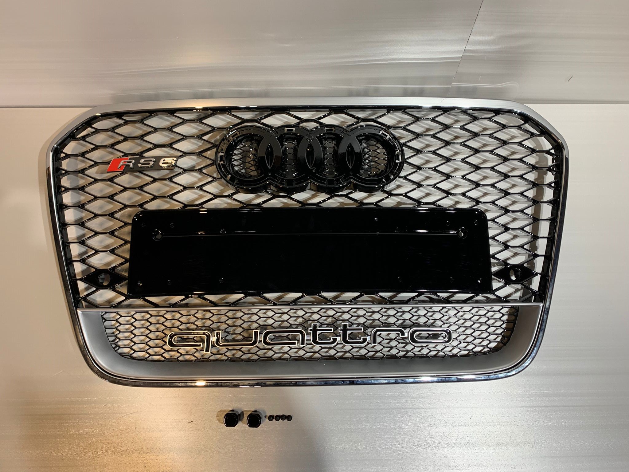 Atrapa grill Audi A6 2011-2015 C7 styl RS6 Chrom Quattro