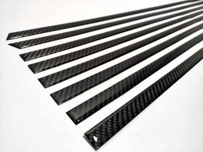 Set of Carbon Fiber Side Moldings Inserts Brabus for Mercedes-Benz W463 G-Class