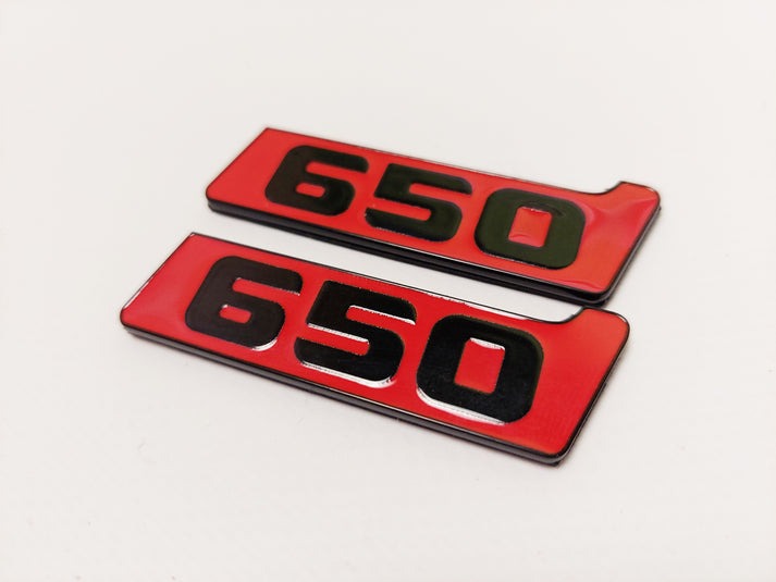 Metal Brabus 650 Fender Emblem Logo Badge for Mercedes-Benz W463 G-Class