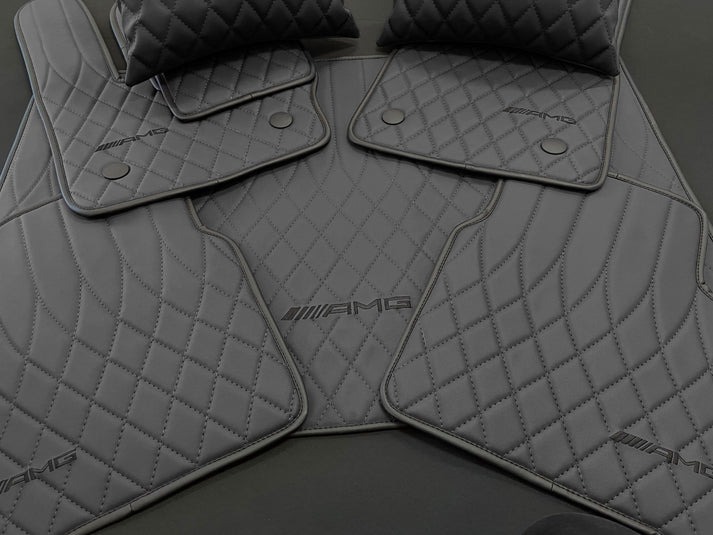 Black AMG Floor Mats for Mercedes G Wagon W463A W464 G-Class 2018+