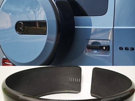 Mercedes-Benz W463A G-Wagon Rear Spare Tire Carbon Fiber Ring Cover