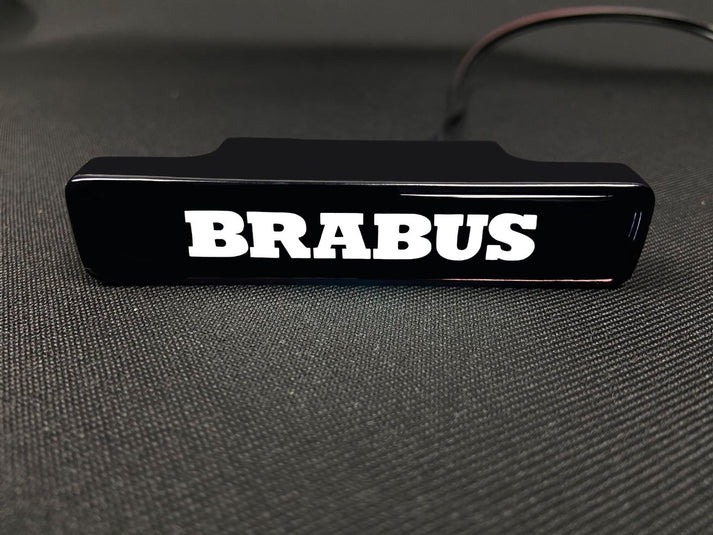 Brabus LED Grill White Badge Grille Emblem Logo for Mercedes W463A G Wagon G63 G500 G55