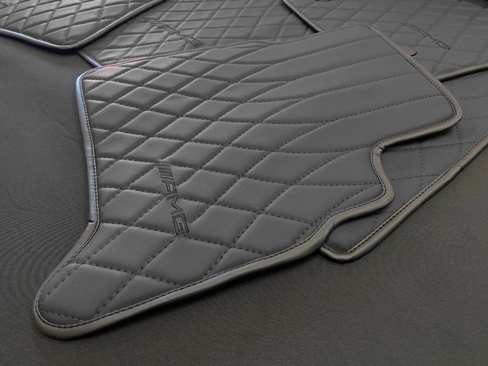 Black AMG Floor Mats for Mercedes G Wagon W463A W464 G-Class 2018+