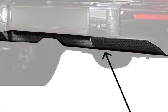 Carbon Fiber Rear AMG Bumper Diffuser for Mercedes-Benz w463a G-Wagon