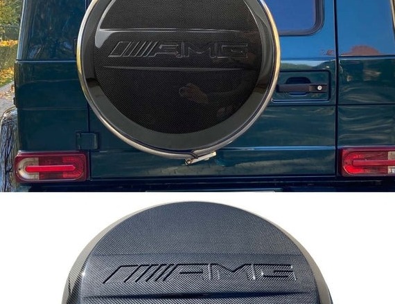 Carbon Fiber AMG Rear Spare Tire Cover for Mercedes-Benz W463 G-Class