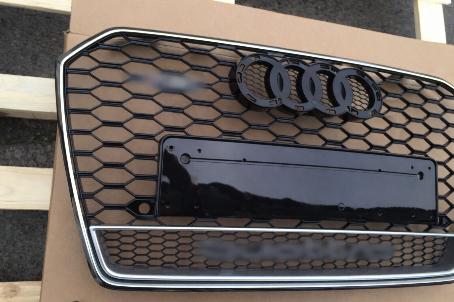 Atrapa grill Audi A6 2015-2018 C7 styl RS6 Chrom Quattro