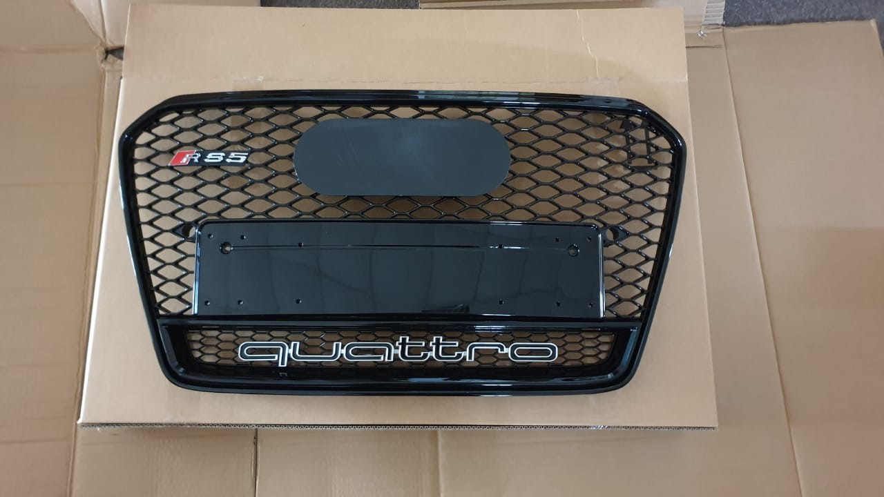 Audi A5 2011-2015 8T Post-Facelift RS5 Style Grill Black Quattro