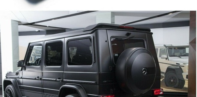 Fiberglass Rear Roof Spoiler with Stop Light for Mercedes-Benz W463 G-Class