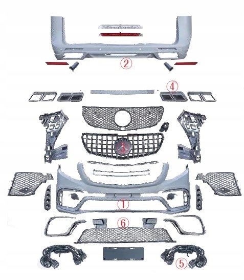 nz V-clasa W447 2014- styl AMG