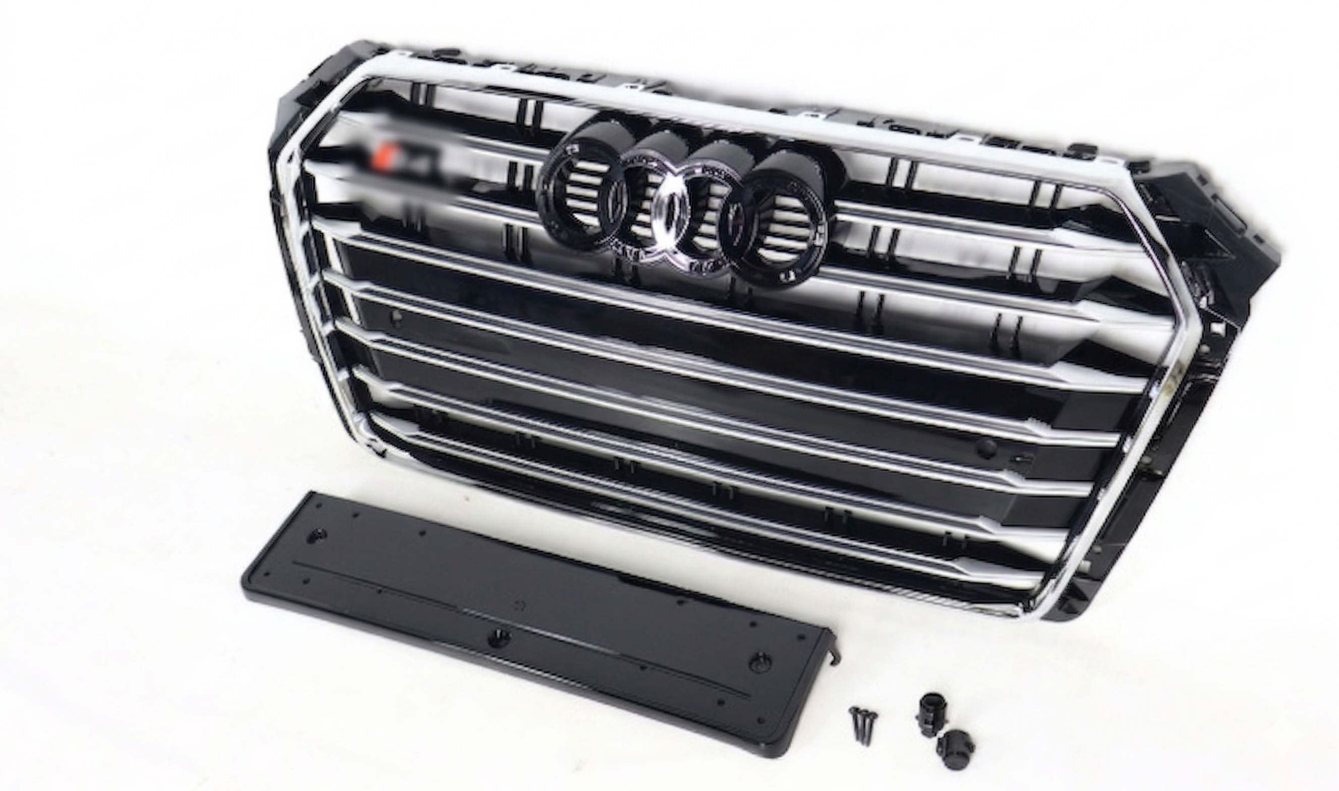 Atrapa grill Audi A4 2015-2018 B9 przed liftingiem styl S4 chrom